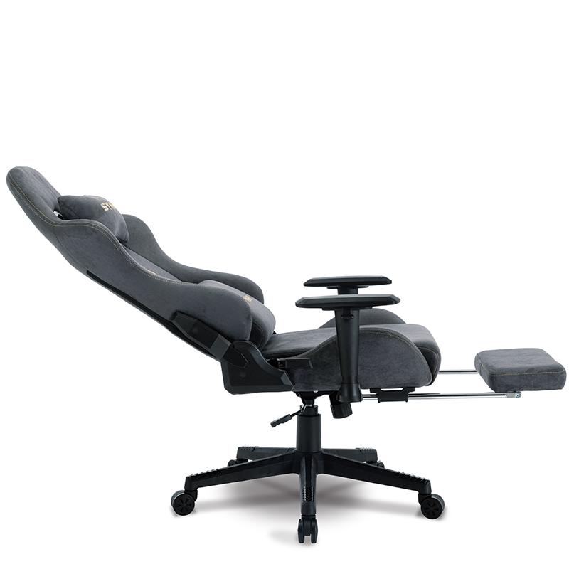SYMINO Chaise de Gaming Respirante avec Repose Pieds, Ajustable et Rotatif — vignette 4