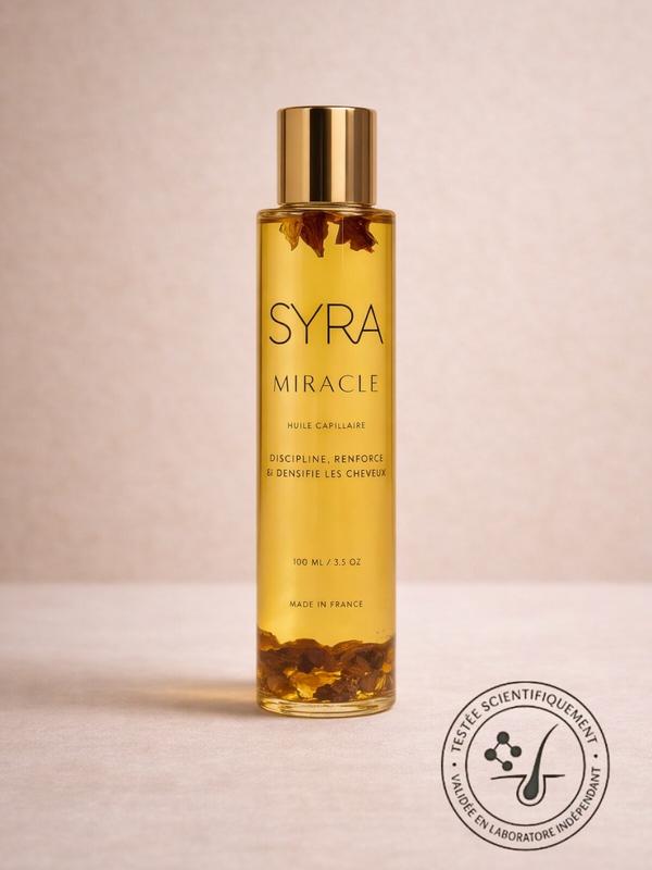 Syra Huile Miracle Réparation Nourrissante En Profondeur pour Cheveux Doux et Brillants