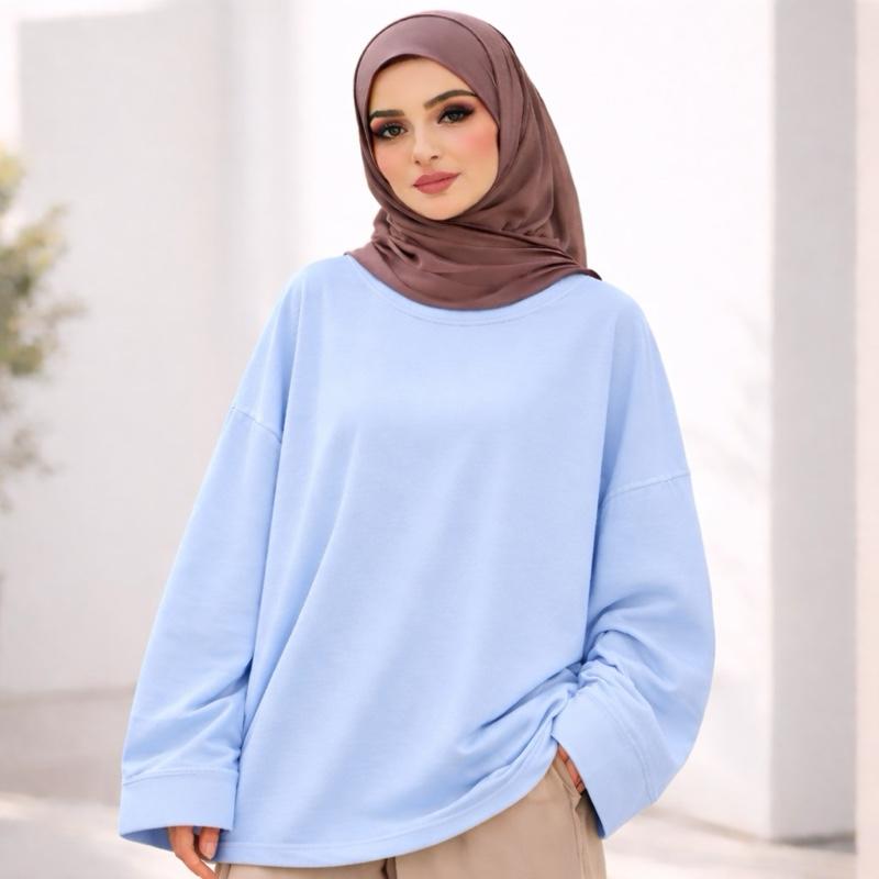 T-shirt Oversized Taille unique du 40-48 cotton Confortable et Décontracté pour Tous les Styles Idéal pour Journées Détendues et Sorties entre Amis — vignette 5