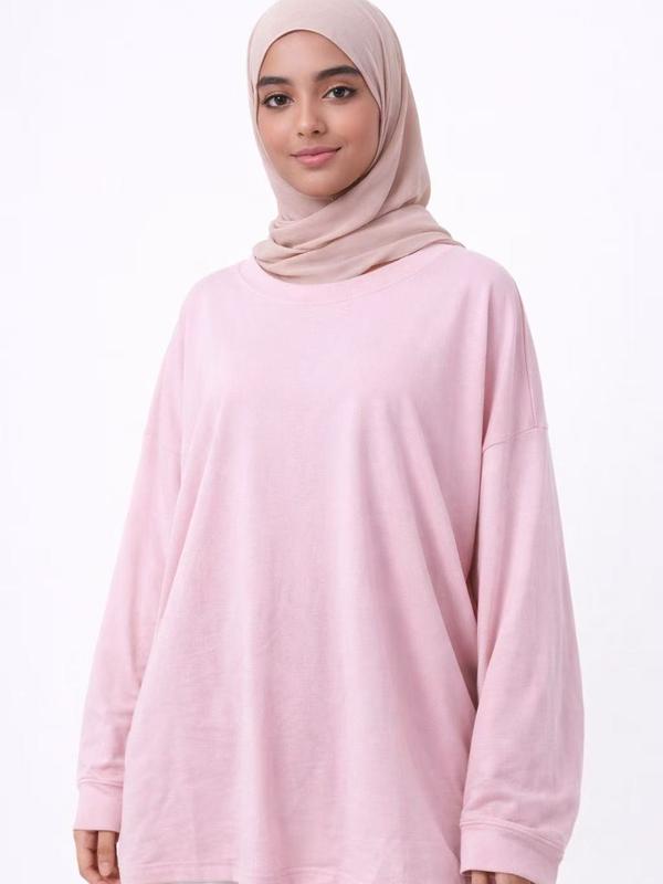 T-shirt Oversized Taille unique du 40-48 cotton Confortable et Décontracté pour Tous les Styles Idéal pour Journées Détendues et Sorties entre Amis — vignette 7