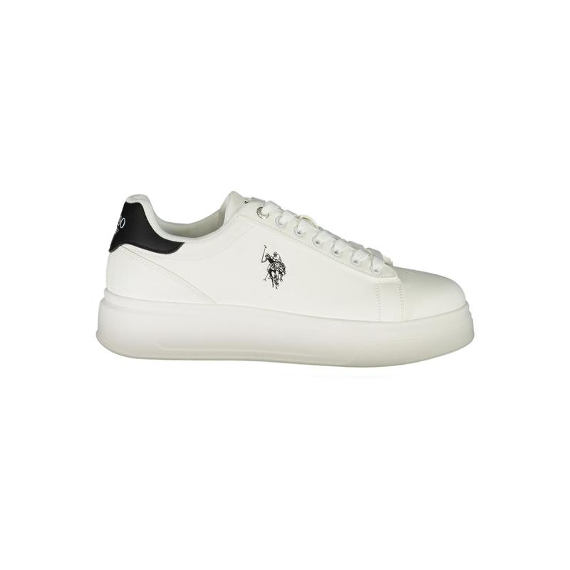 États-Unis Association polo Chaussures de sport homme blanches