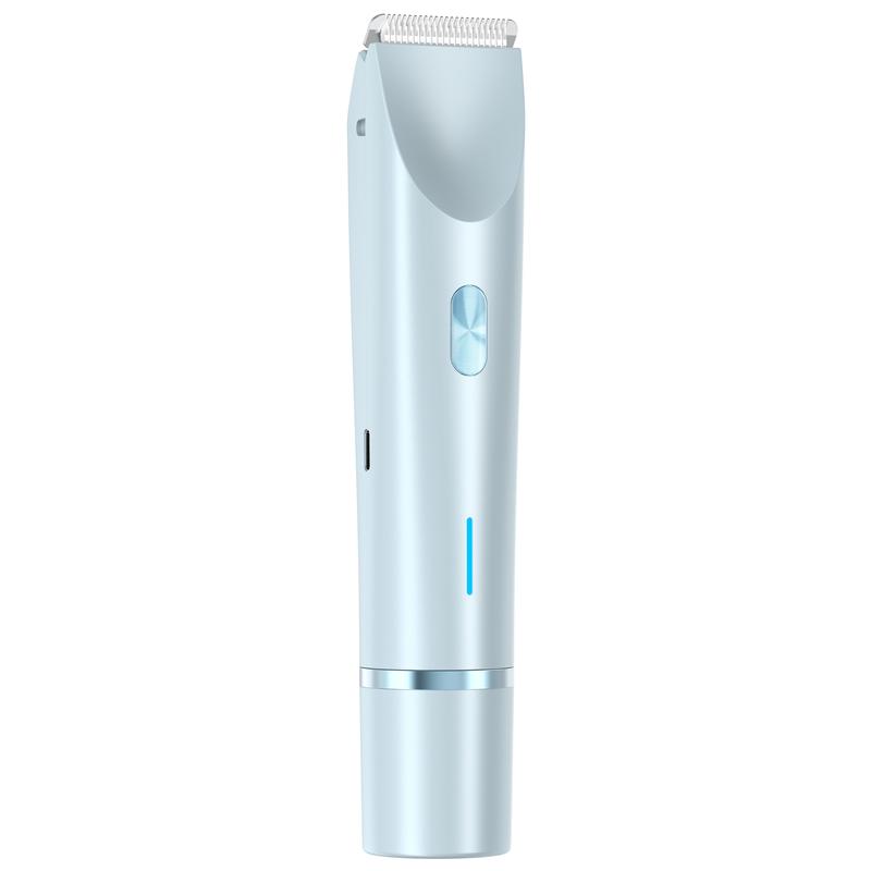Tondeuse électrique pour femme, 1 boîte tondeuse à double tête & accessoires, usage humide & sec, rasoir électrique pour femme et homme pour jambes, aisselles, bikini, tondeuse portable — vignette 2