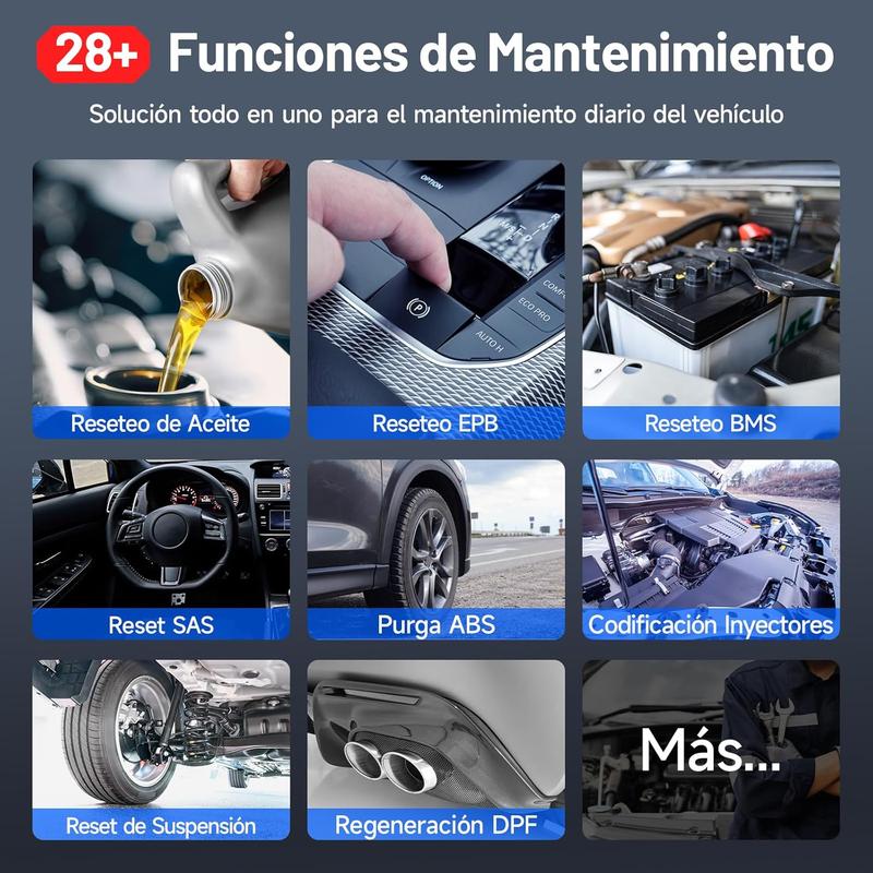 TOPDON AD800 BT2 Valise Diagnostic Auto OBD2 Bluetooth, Tous Systèmes, 28 Fonctions de Réinitialisation, Tests Actifs Bidirectionnels, Passerelle FCA, Protocole CAN-FD, Mise à Jour Gratuite à Vie — vignette 2