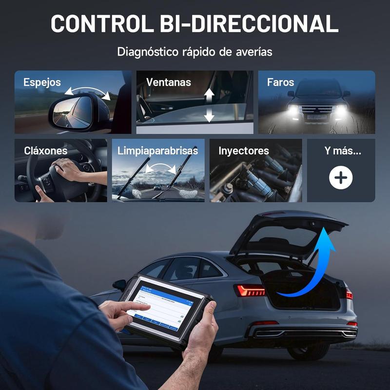 TOPDON AD800 BT2 Valise Diagnostic Auto OBD2 Bluetooth, Tous Systèmes, 28 Fonctions de Réinitialisation, Tests Actifs Bidirectionnels, Passerelle FCA, Protocole CAN-FD, Mise à Jour Gratuite à Vie — vignette 5