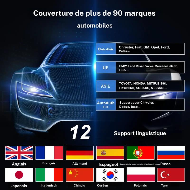 TOPDON ArtiDiag 600Pro outil d'analyse de diagnostic complet, équipé de 9 fonctions de maintenance, prend en charge les systèmes Android et iOS, version améliorée de AD600S / AD500, mises à niveau gratuites à vie — vignette 7