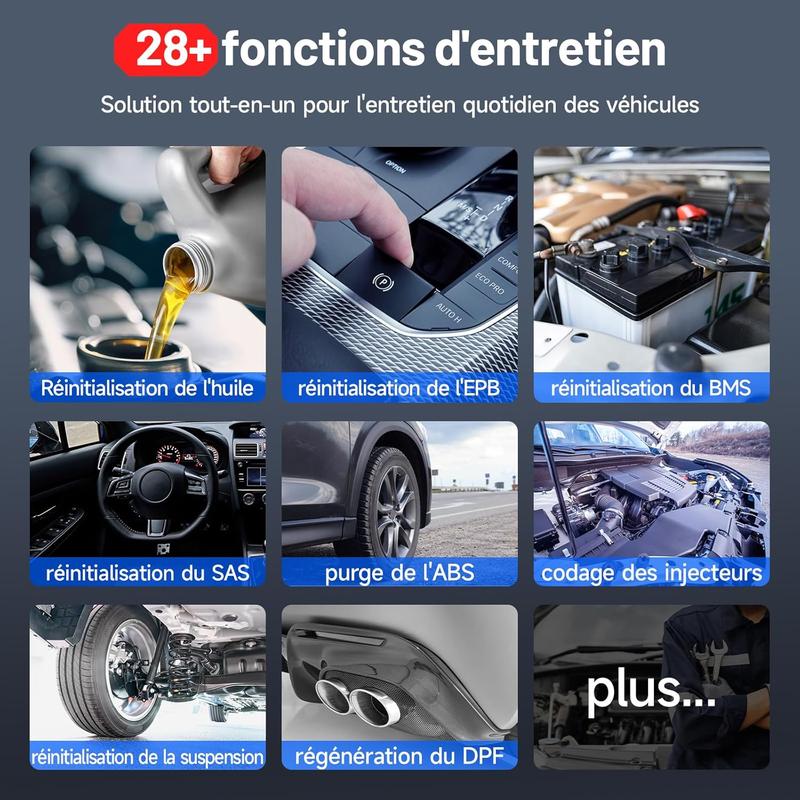 TOPDON ArtiDiag800 BT 2, Bluetooth Outil de Diagnostic Tous systèmes, 28+ Fonctions de Maintenance, accès à la passerelle FCA et protocole Can-FD, Test Actif, 2 Ans de Mises à Jour Gratuites — vignette 2