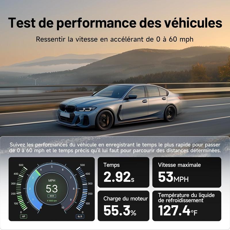 TOPDON Carpal Valise Diagnostic Auto, Scanner OBD2 Tous systèmes, Diagnostic Voiture Bluetooth sans Fil, 6 Services de Réinitialisation, AutoVIN, Inspection Moteur, Smog Check, Guide de Réparation — vignette 7
