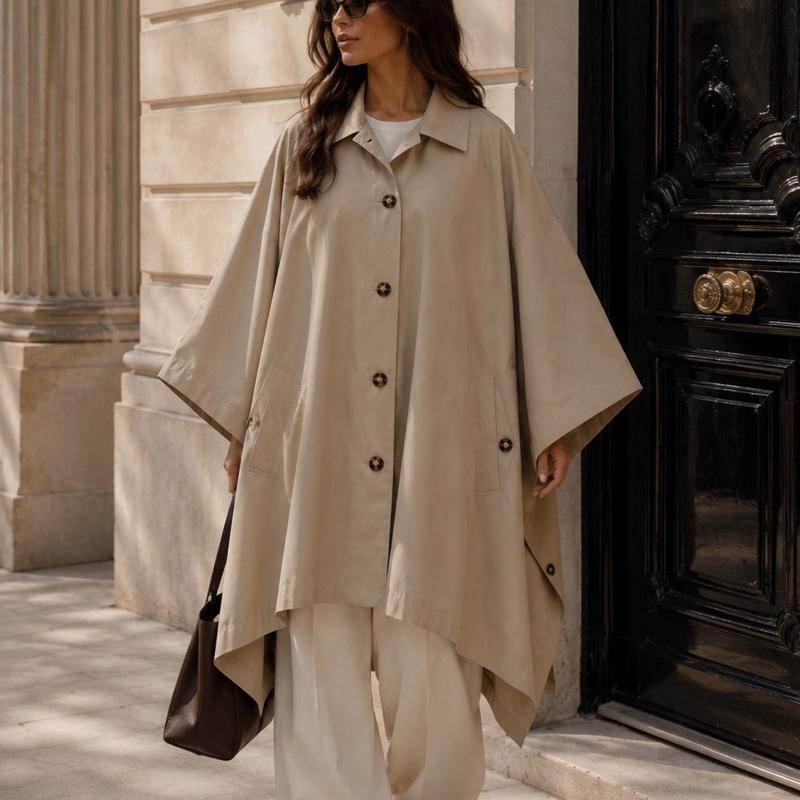 Trench poncho