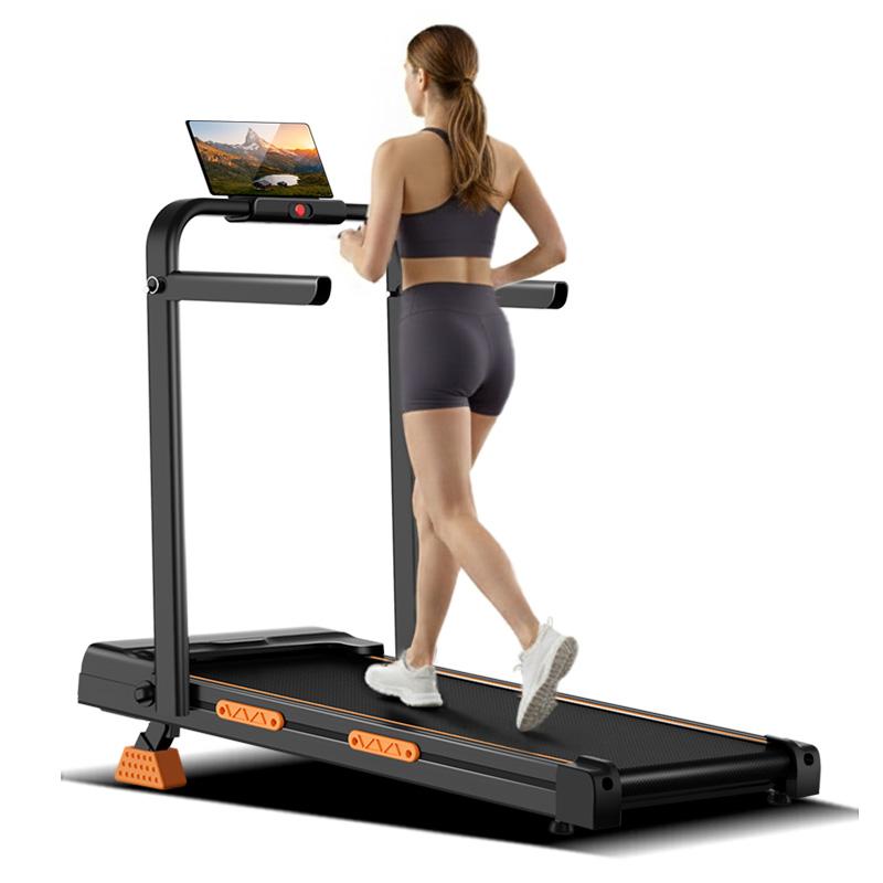 UMAY tapis de marche avec inclinaison de 16 %, pour la maison, modèle compact, tapis de course sous bureau 4‑en‑1 avec poignées, pliable, avec moteur sans balais silencieux de 2,5 ch, capacité de 220 lb