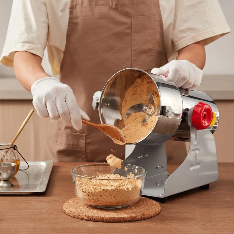 【VEVOR Soldes d'Été】VEVOR Moulin à Épices Électrique , Broyeur à Grains Commercial à Haute Vitesse, Moulin à Farine en Acier Inoxydable, Type Oscillant pour Moudre Rapidement Céréales Épices Herbes Cafés — vignette 7