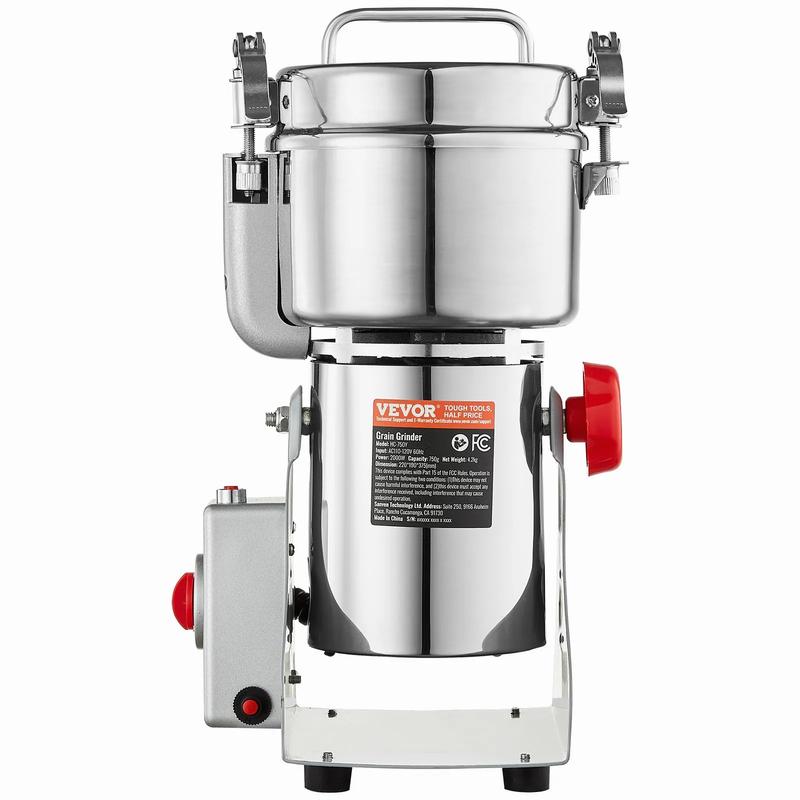 【VEVOR Soldes d'Été】VEVOR Moulin à Épices Électrique , Broyeur à Grains Commercial à Haute Vitesse, Moulin à Farine en Acier Inoxydable, Type Oscillant pour Moudre Rapidement Céréales Épices Herbes Cafés — vignette 8