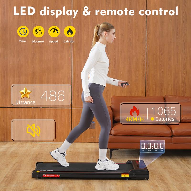 Y-RAIN-Tapis de course pliable pour la maison,2.5CV,moteur silencieux,haut-parleurs Bluetooth,inclinaison réglable,vitesse comprise entre 1 et 12 km/h,avec barres d'appui,charge maximale de 150kg—Le choix idéal pour un cadeau ou un anniversaire,Gift — vignette 5
