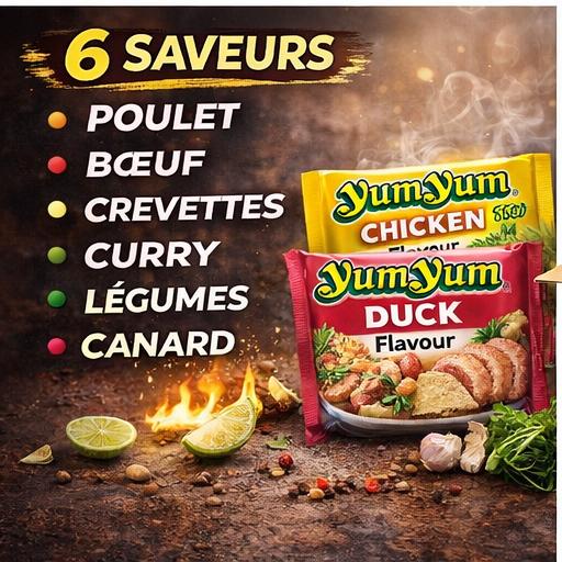 YumYum Pack de 30 Nouilles Instantanées Halal Prêtes en 3 min Choix de Saveurs Poulet Boeuf Crevettes Curry Légumes Canard — vignette 5