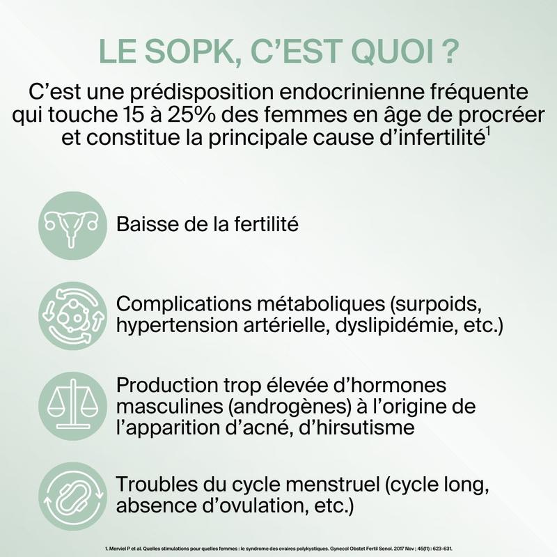 Zytolia - Solution Nutritionnelle pour SOPK avec Myo-inositol 4g, Vitamines B9 et D3, Zinc et Chrome - 60 Sticks à Diluer - Fabriqué en France — vignette 3